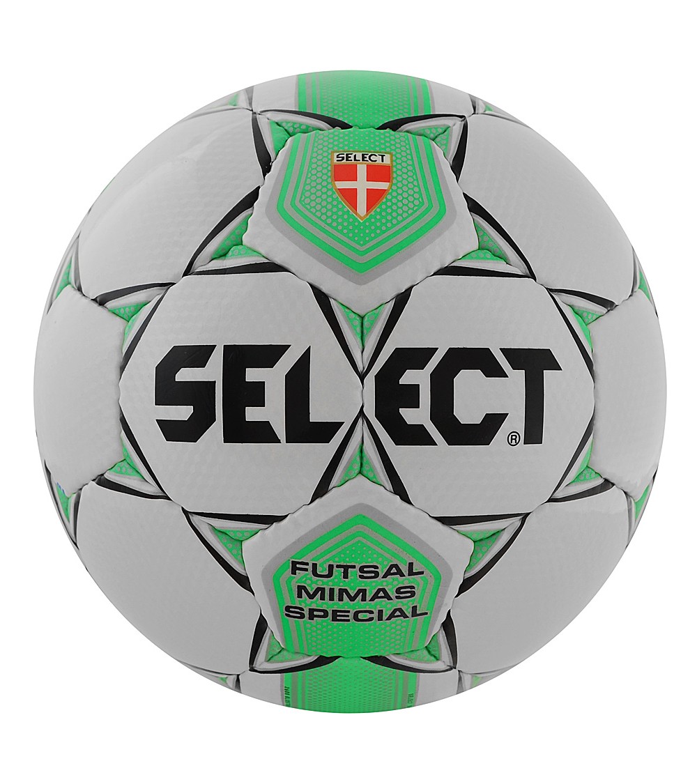 PIŁKA NOŻNA SELECT FUTSAL MIMAS SPECIAL 4 biało/zielona