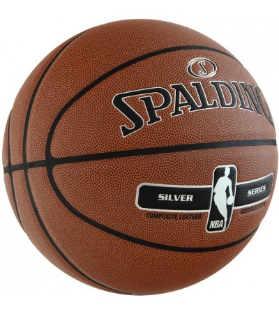 Piłka koszykowa Spalding NBA Silver Indoor-Outdoor 2017 76018Z