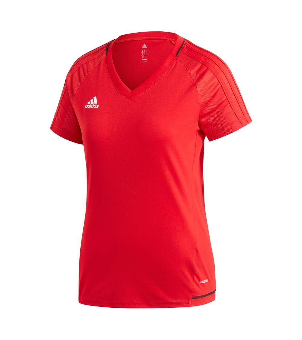 Koszulka damska adidas Tiro 17 Training Jersey Women czerwona BP8560