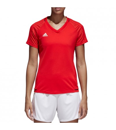 Koszulka damska adidas Tiro 17 Training Jersey Women czerwona BP8560