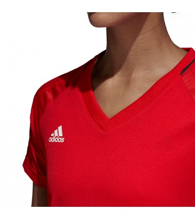 Koszulka damska adidas Tiro 17 Training Jersey Women czerwona BP8560