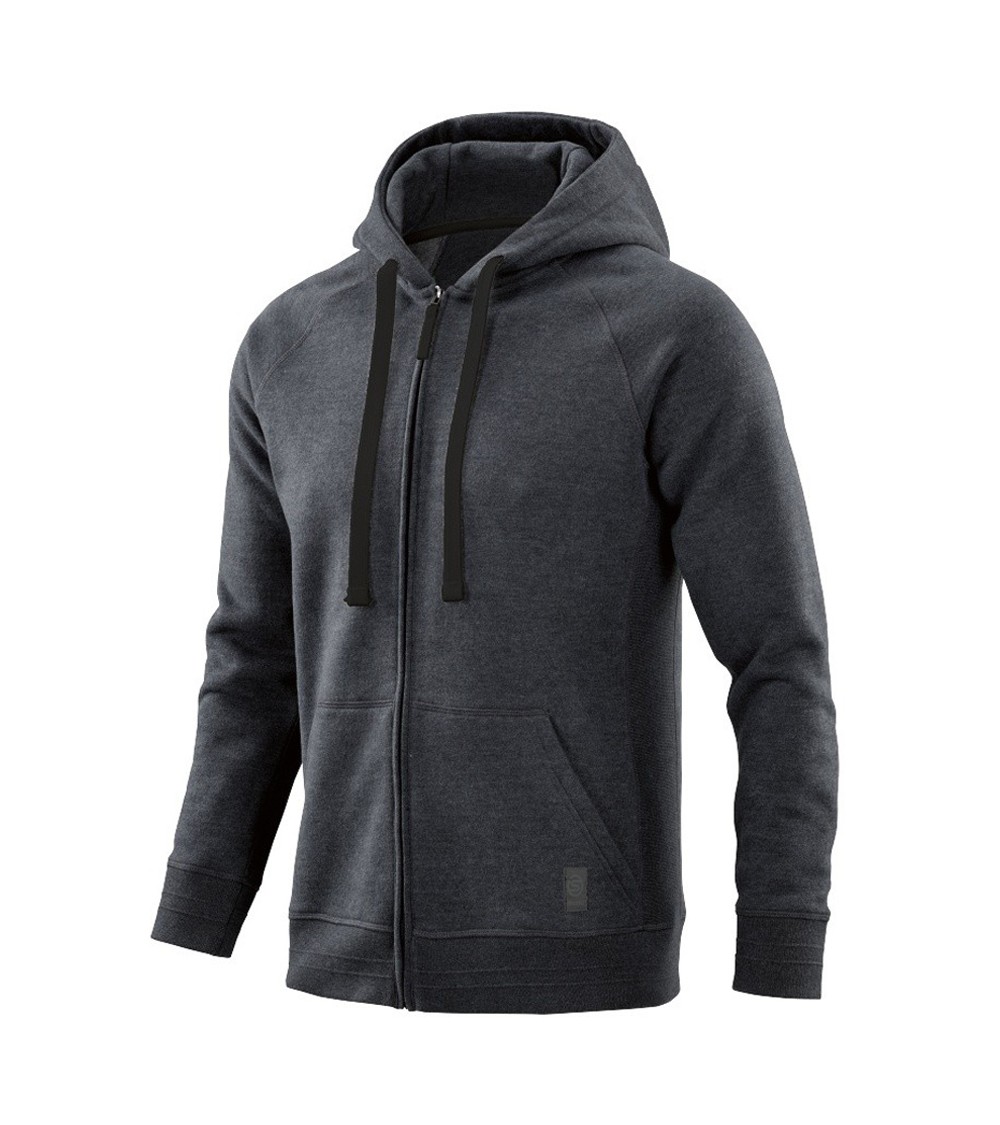 Bluza męska Skins Linear Tech Fleece Hoodie szara SP00624530047