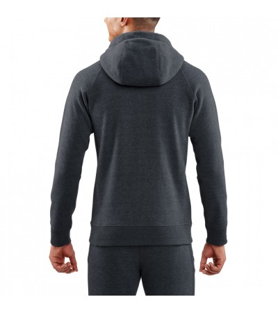 Bluza męska Skins Linear Tech Fleece Hoodie szara SP00624530047