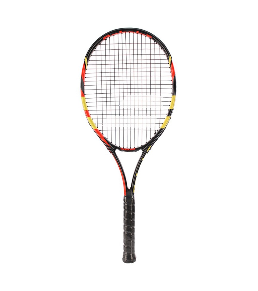 Rakieta do tenisa Ziemnego Babolat Falcon Strung G3 czarno czerwona żółta 153643