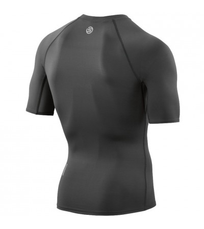 Koszulka kompresyjna męska Skins DNAmic Force Short Sleeve Top czarna DF0001004 9001