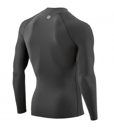 Koszulka termiczna męska Skins DNAmic Force Thermal Mock Neck Longsleeve czarna DG0001015 9001