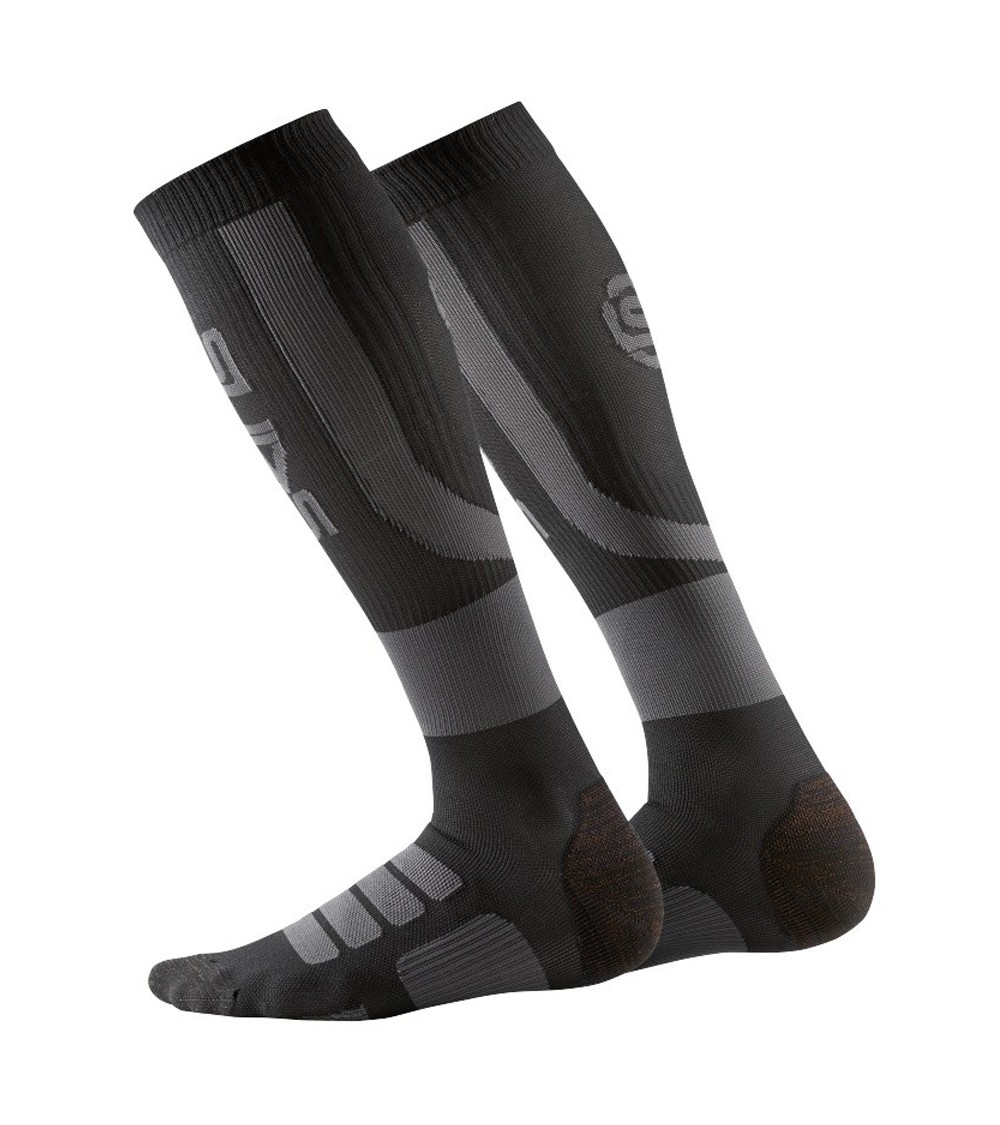 Skarpety męskie Skins Essentials Men's Active Compression czarno-grafitowe ES0001937 0050