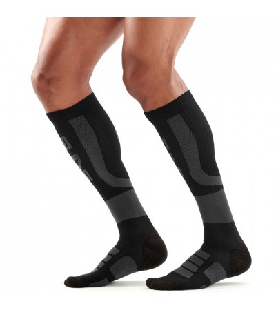 Skarpety męskie Skins Essentials Men's Active Compression czarno-grafitowe ES0001937 0050