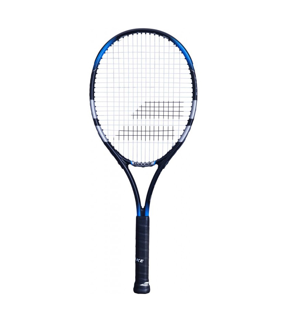 Rakieta do tenisa Ziemnego Babolat Falcon Strung G2 4 1/4  z pokrowcem czarno szaro niebieska 121205