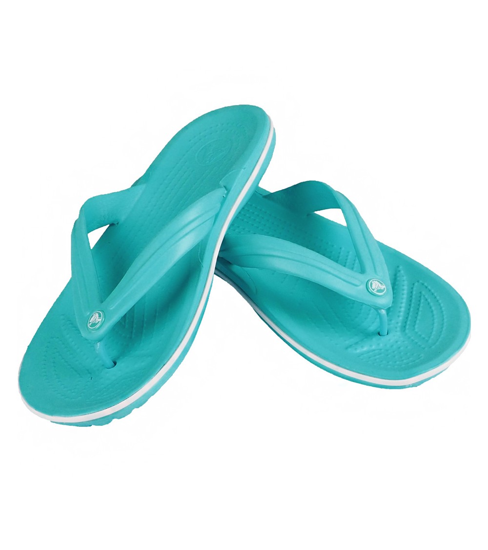 Crocs klapki damskie Crocband Flip błękitne 11033 4DY