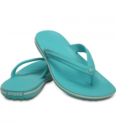 Crocs klapki damskie Crocband Flip błękitne 11033 4DY