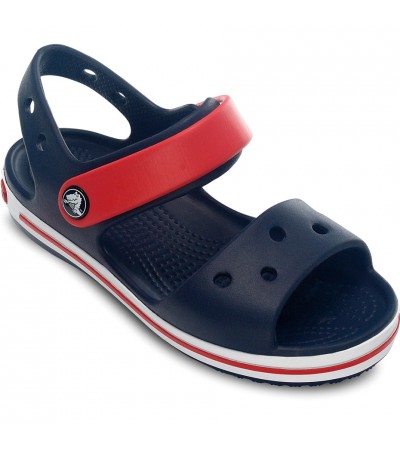 Sandały dla dzieci Crocs Crocband Sandal Kids granatowo czerwone 12856 485