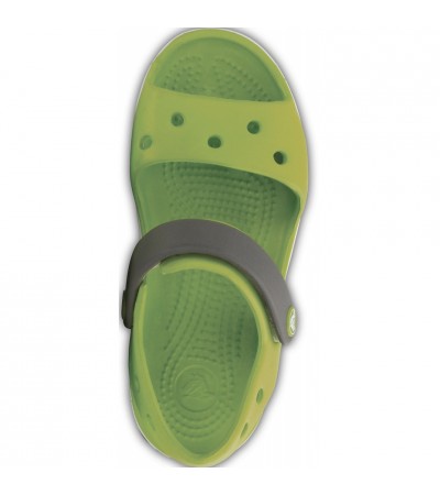 Sandały dla dzieci Crocs Crocband Sandal Kids zielono szare 12856 3K9