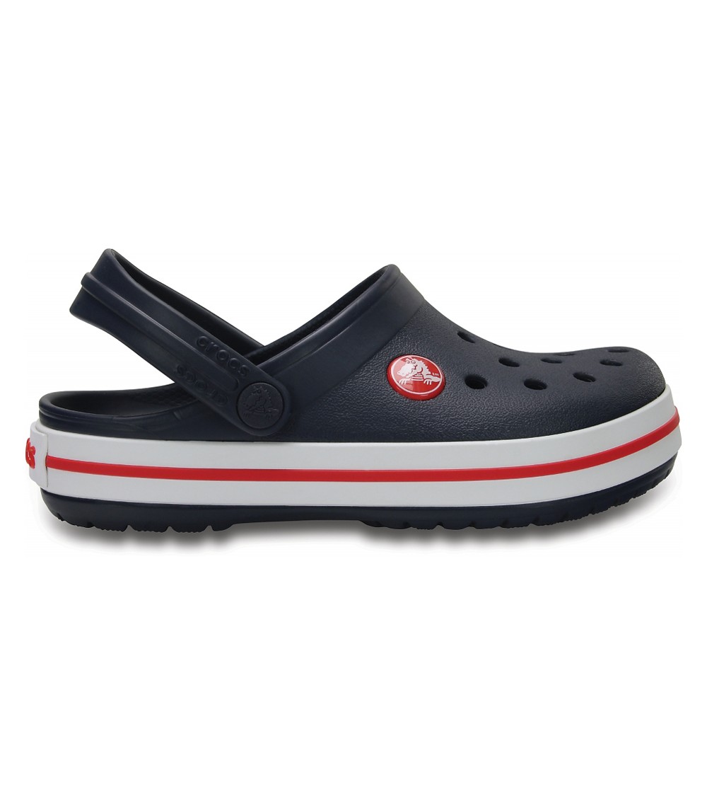 Chodaki dla dzieci Crocs Crocband Clog K granatowo-czerwone 204537 485