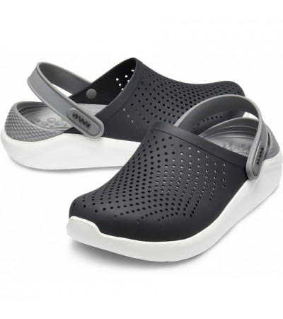 Chodaki Crocs Literide Clog czarno-szare 204592 05M