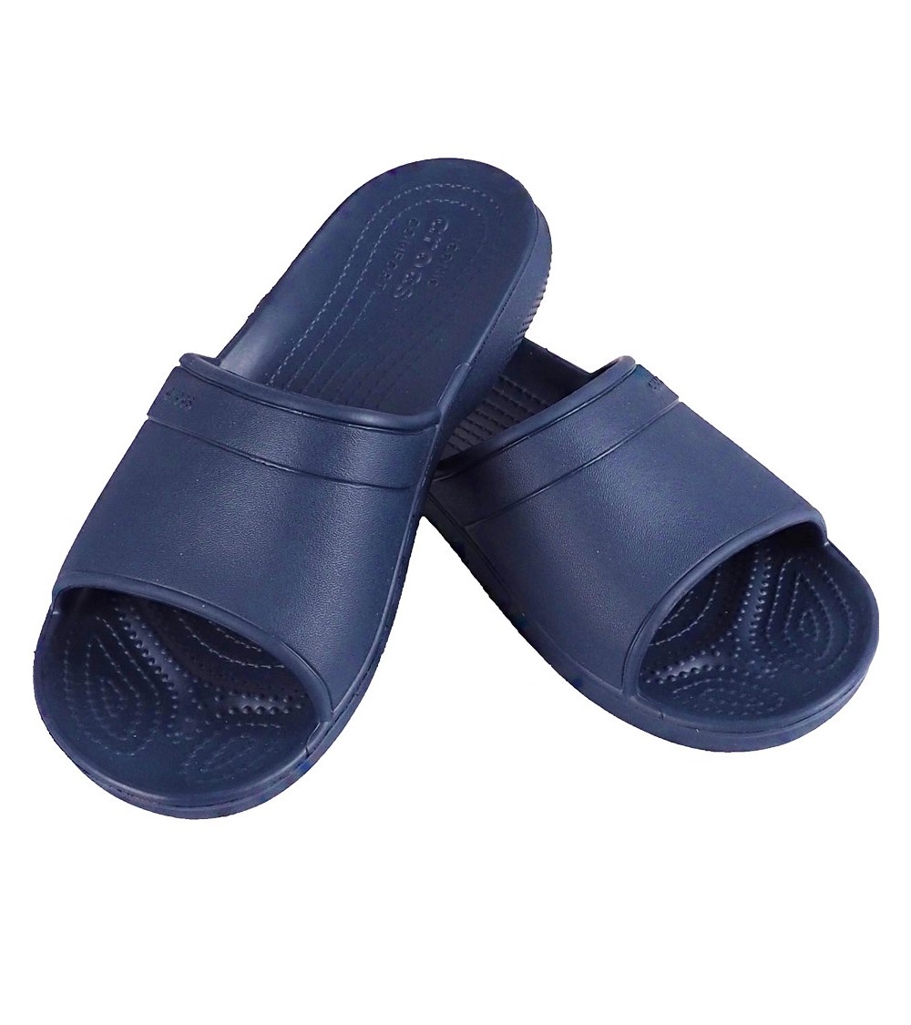 Klapki dla dzieci Crocs Classic Slide Kids granatowe 204981 410