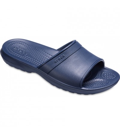 Klapki dla dzieci Crocs Classic Slide Kids granatowe 204981 410