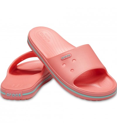 Klapki damskie Crocs Crocband III Slide koralowo-miętowe 205733 7H5