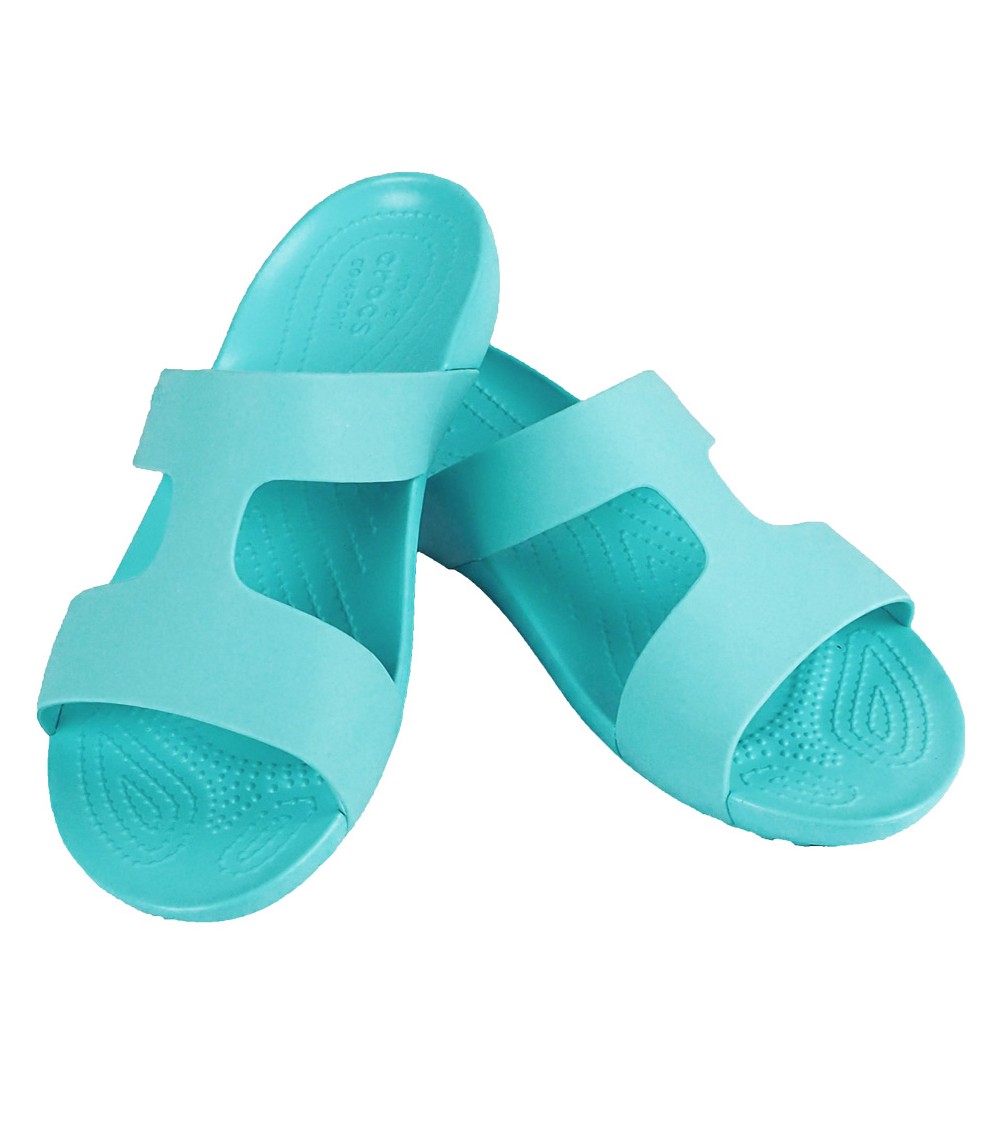 Crocs klapki dasmkie Serena Slide W miętowe 205675 40M