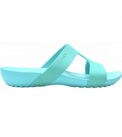 Crocs klapki dasmkie Serena Slide W miętowe 205675 40M