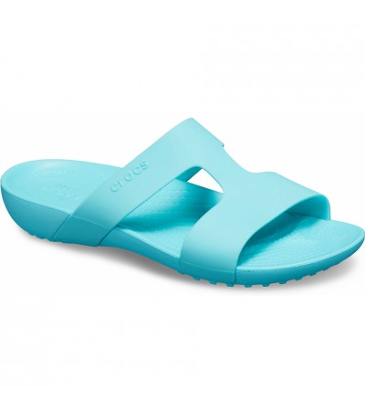 Crocs klapki dasmkie Serena Slide W miętowe 205675 40M