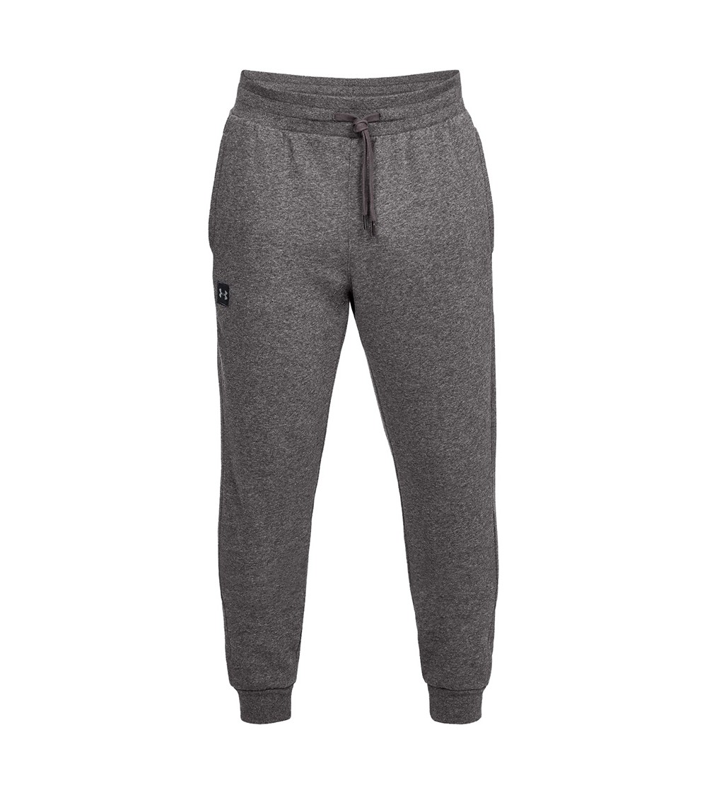 Spodnie męskie Under Armour Rival Fleece Jogger ciemnoszare 1320740 020