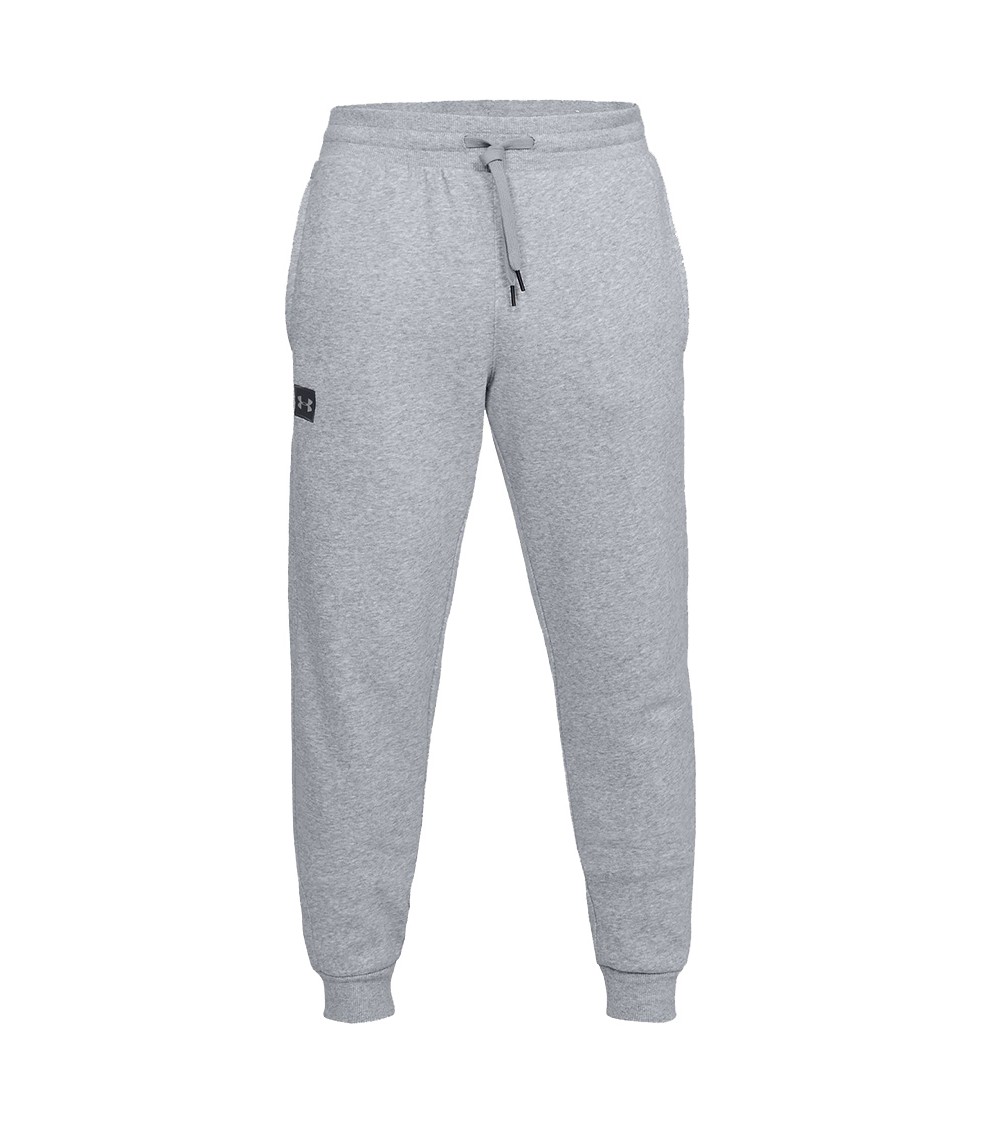 Spodnie męskie Under Armour Rival Fleece Jogger szare 1320740 036