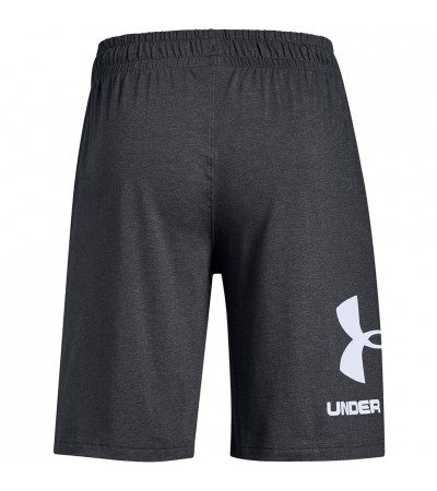 Spodenki męskie Under Armour Sportstyle Cotton Logo jasnoszare 1329300 020