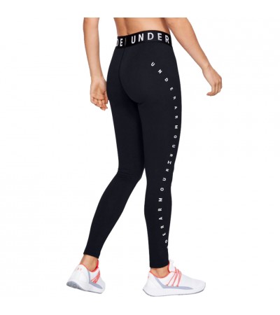 Legginsy damskie Under Armour Favorite Graphic czarne 1351864 001