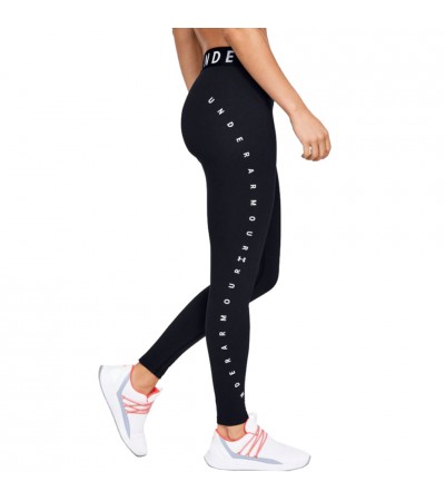 Legginsy damskie Under Armour Favorite Graphic czarne 1351864 001