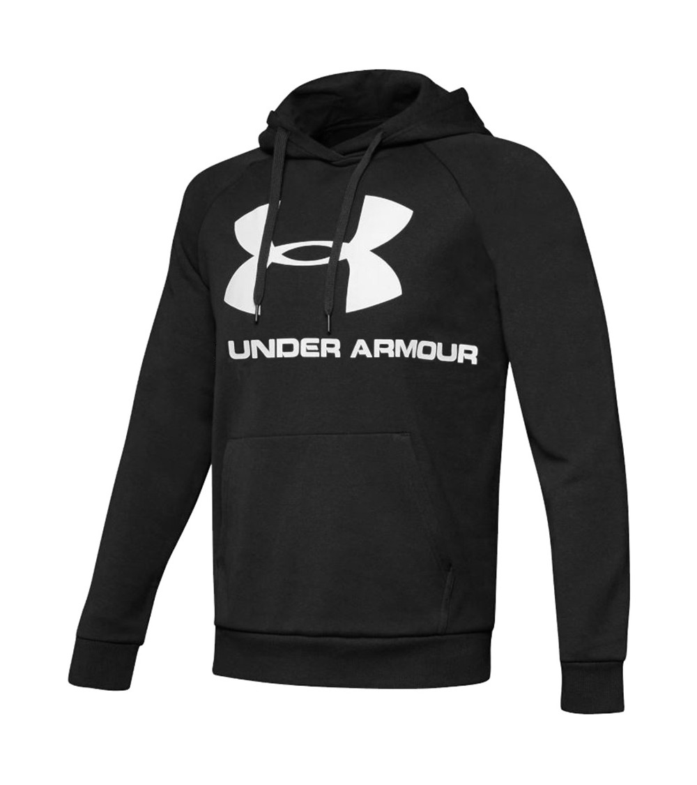 Bluza męska Under Armour Rival Fleece Logo Hoodie czarna 1345628 001