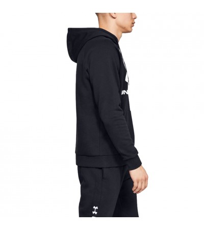 Bluza męska Under Armour Rival Fleece Logo Hoodie czarna 1345628 001