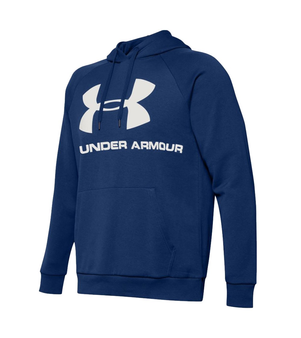 Bluza męska Under Armour Rival Fleece Logo Hoodie niebieska 1345628 449