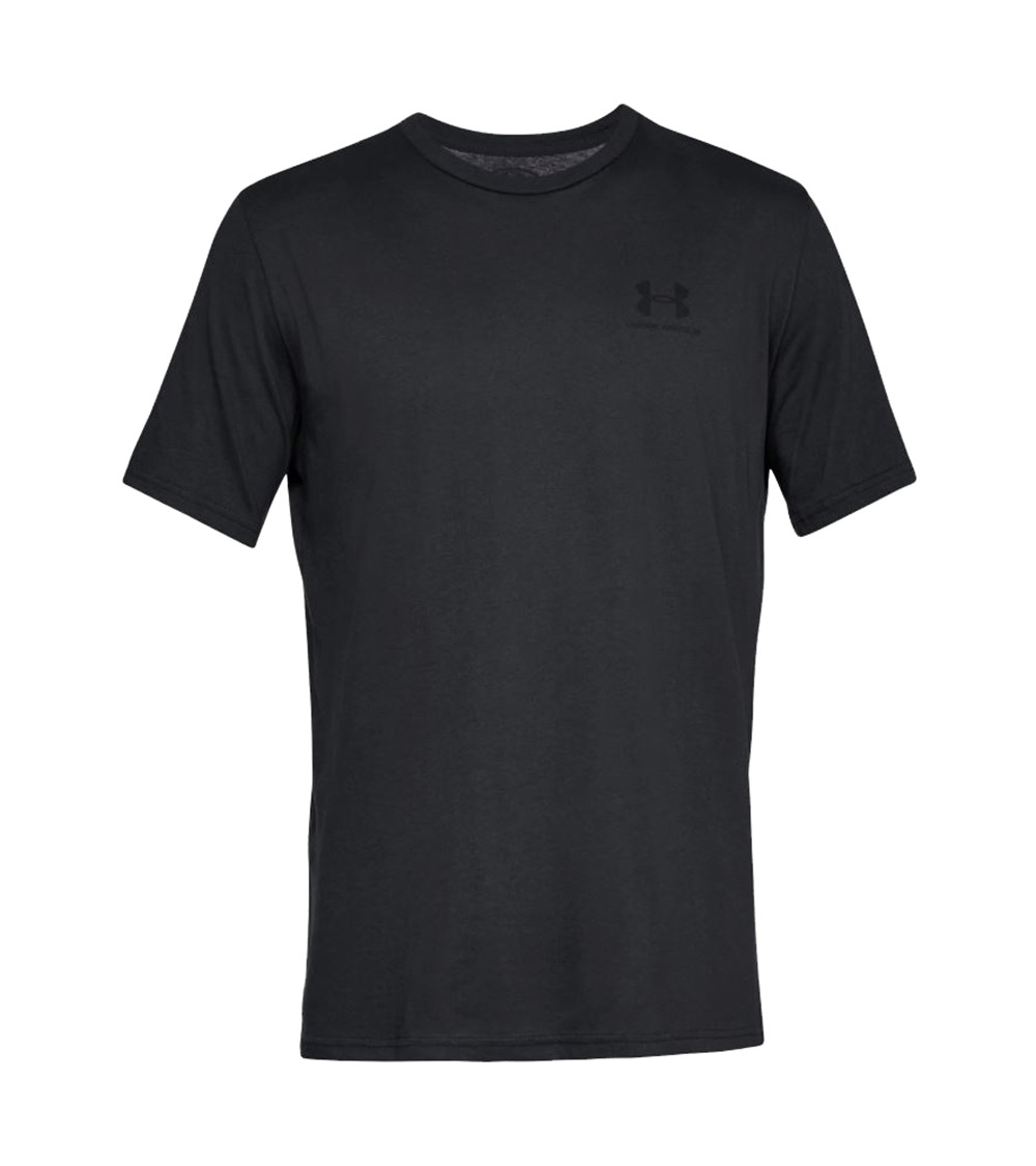 Koszulka męska Under Armour Sportstyle Left Chest SS czarna 1326799 001