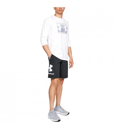 Spodenki męskie Under Armour Sportstyle Cotton Logo czarne 1329300 001