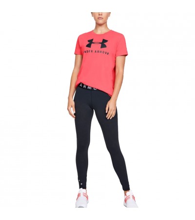 Koszulka damska Under Armour Graphic Sportstyle Classiccrew koralowa 1346844 820