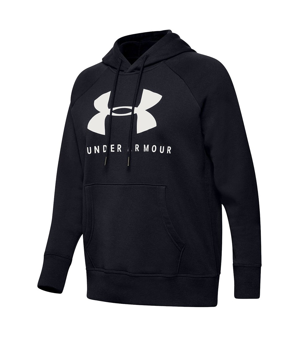 Bluza damska Under Armour Rival Fleece Graphic Hoodie czarna 1348550 001