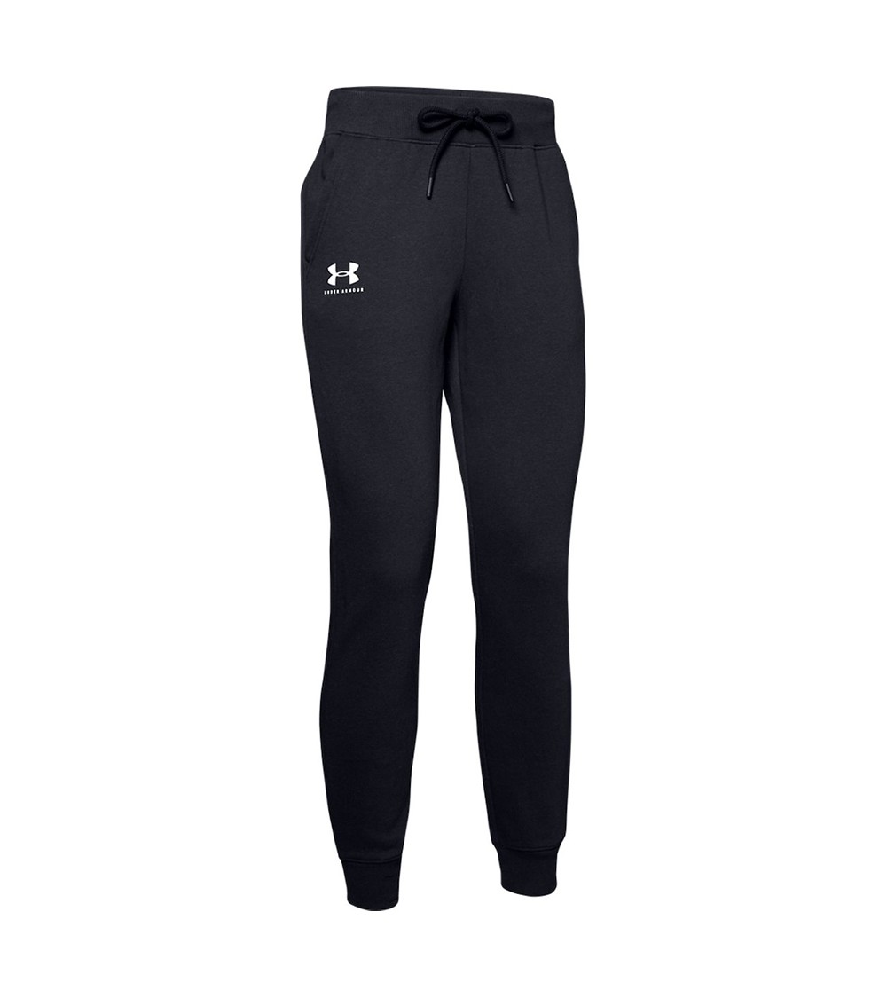 Spodnie damskie Under Armour Rival Fleece Graphic czarne 1348549 001