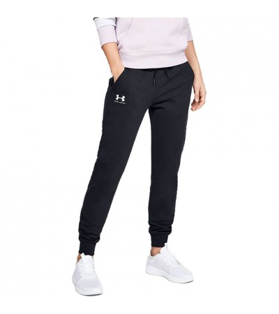 Spodnie damskie Under Armour Rival Fleece Graphic czarne 1348549 001