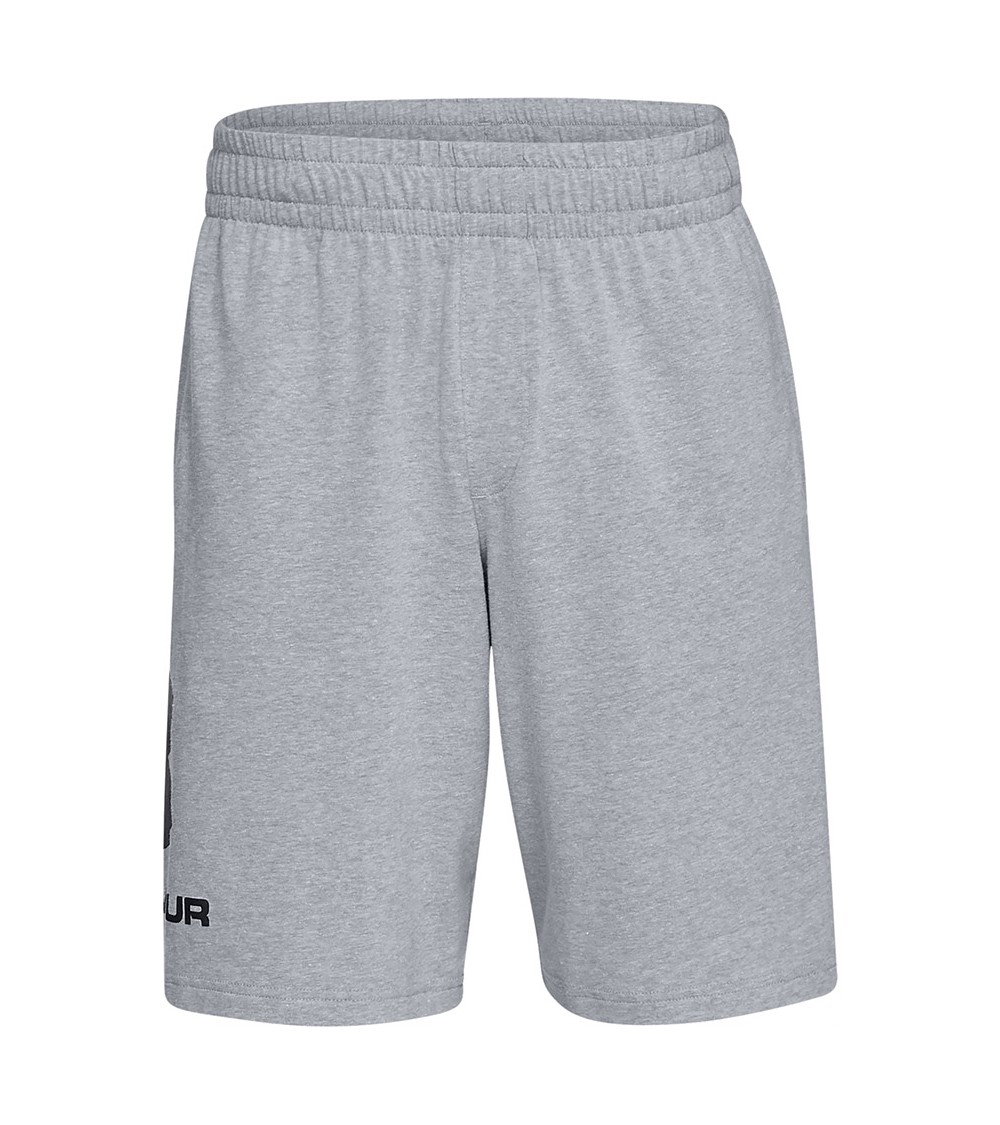 Spodenki męskie Under Armour Sportstyle Cotton Logo szare 1329300 035