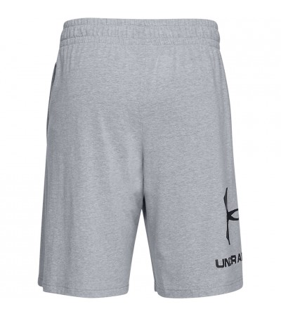 Spodenki męskie Under Armour Sportstyle Cotton Logo szare 1329300 035