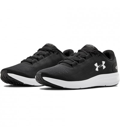 Buty męskie Under Armour UA Charged Pursuit 2 czarno-białe 3022594 001