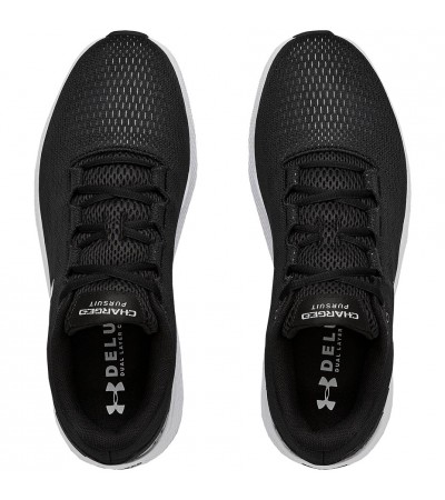 Buty męskie Under Armour UA Charged Pursuit 2 czarno-białe 3022594 001