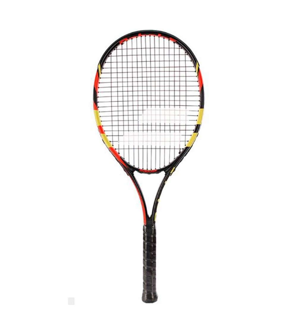 Rakieta do tenisa ziemnego Babolat Falcon Strung G4 czarno-czerwono-żółta 153644