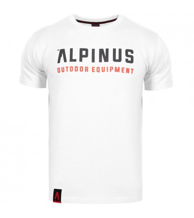 Koszulka męska Alpinus Outdoor Eqpt. biała ALP20TC0033