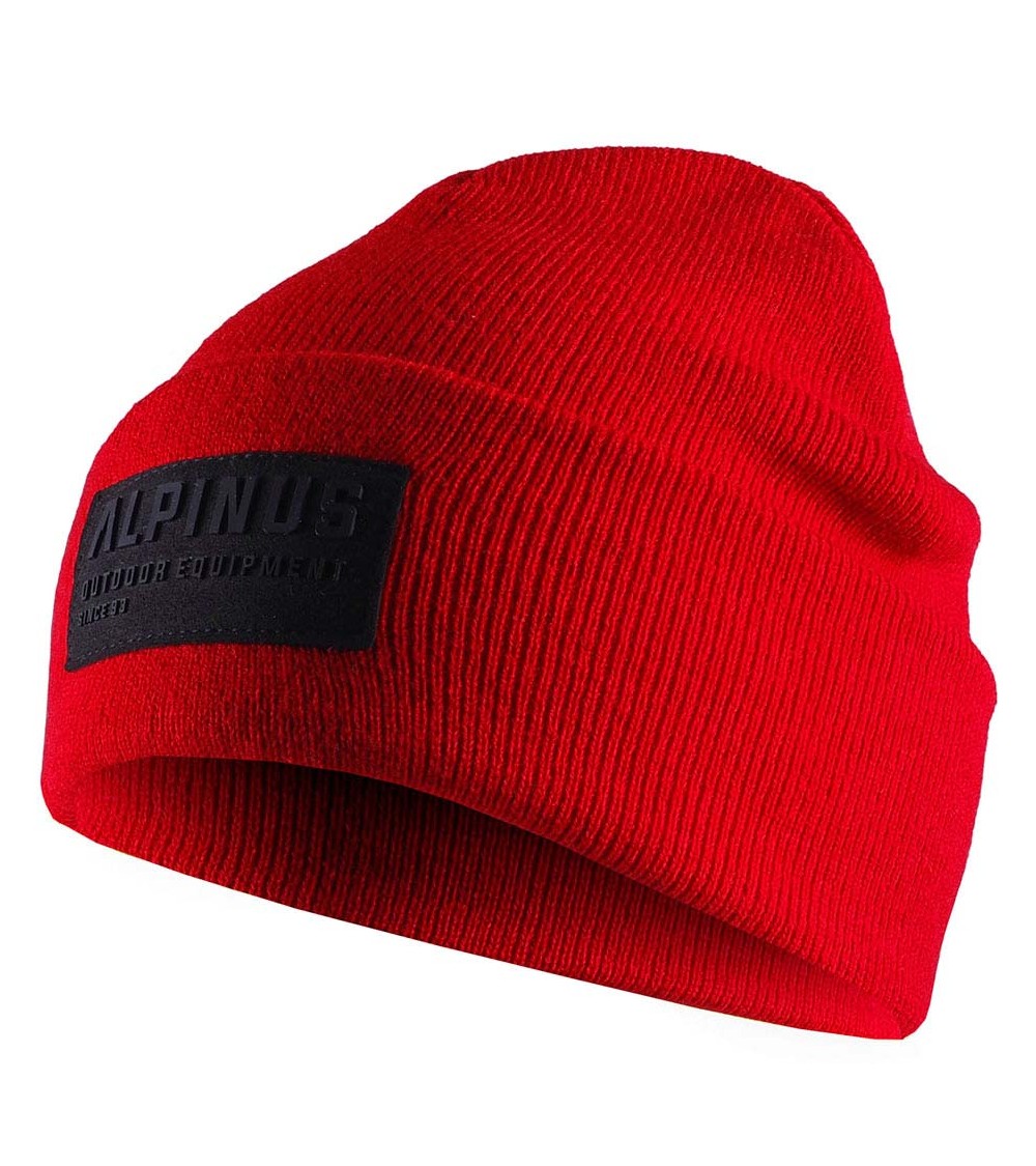 Czapka Alpinus Oslo Cuffed Beanie czerwona AWH006