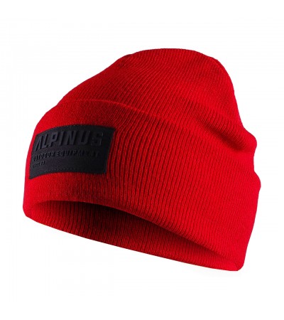 Czapka Alpinus Oslo Cuffed Beanie czerwona AWH006