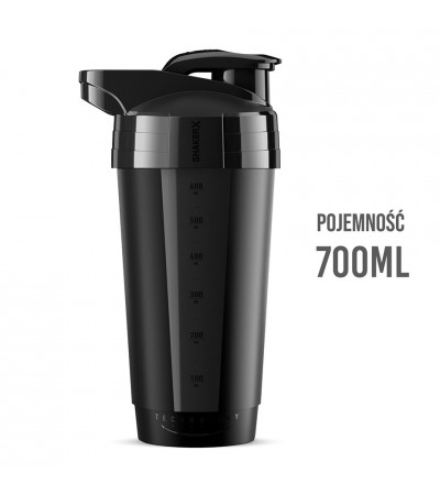 Bidon shaker NO10 600 ml czarny