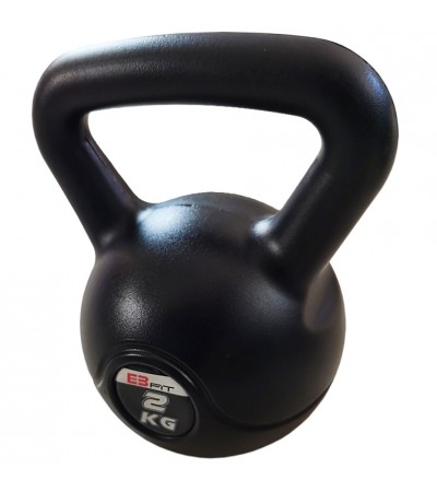 Hantla kompozytowa kettlebell 2 kg odważnik EB FIT 1025742