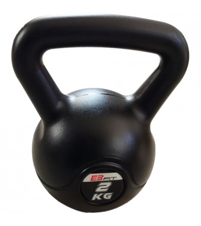 Hantla kompozytowa kettlebell 2 kg odważnik EB FIT 1025742